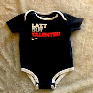 Nike 6-9m onesie.
